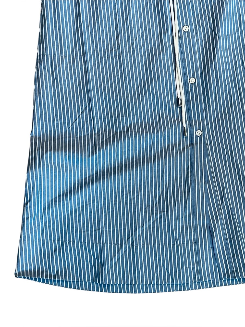 Rails Women’s Sz S Blue White Stripe Shivonne Midi Dress Button Front - Picture 6 of 14
